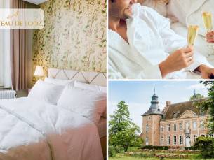 Overnachting voor 2 + ontbijt + 4-gangendiner in een kasteelhotel