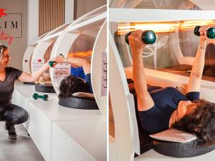 3, 5 of 10 keer sporten in een infrarood warmtecabine