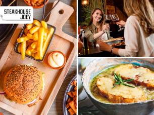 3-gangendiner Ã  la carte of All-You-Can-Eat spareribs bij Steakhouse Joey