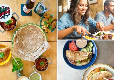 Indiaas 3- of 4-gangendiner Ã  la carte bij Desi & Dutch