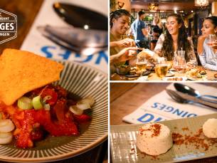 4 rondes tapas incl. 1 bijgerecht bij Restaurant Dinges