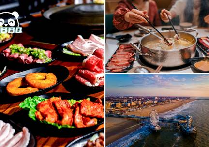 All-You-Can-Eat & Drink (2,5 uur) + evt. Koreaanse BBQ en/of hotpot aan zee