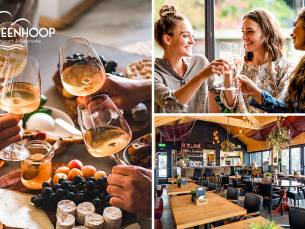 High wine + luxe borrelplank bij De Veenhoop Watersport & Recreatie, De PÃ´lle