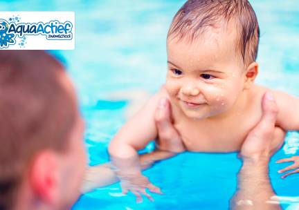 Zwemcursus baby-peutersurvival van 1 of 3 maanden
