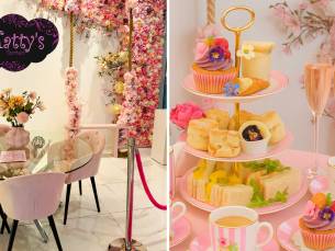 Engelse afternoon tea (1,5 uur) bij âHatty's Le Pink Petit Patisserie