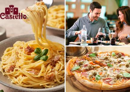 Italiaans 3-gangen keuzediner bij Il Castello