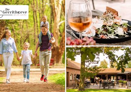 Wandelarrangement incl. koffie of thee + gebak + 2-gangen keuzelunch bij De Gerrithoeve