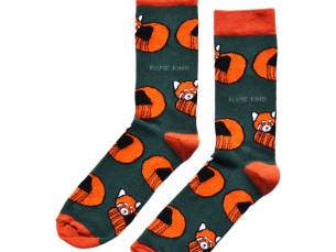 Save the Red Pandas Bamboo Socks | UK Adult 7-11