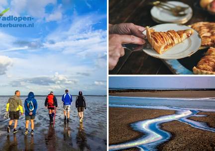 (Kinder-)wadlooptocht (Ã  2 of 2,5 uur) + koffie/thee + gebak