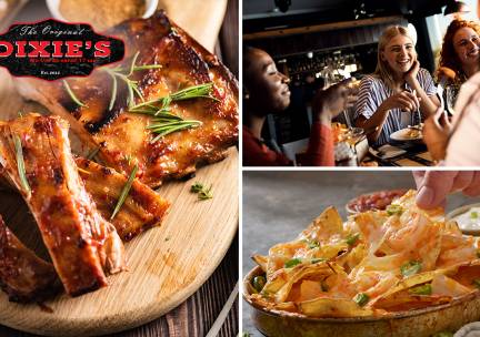 Amerikaans 3-gangendiner met vrije keuze van de kaart bij Steakhouse Dixie's