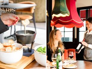 Kaasfondue bij Brasserie Le Paris