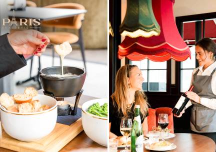 Kaasfondue bij Brasserie Le Paris
