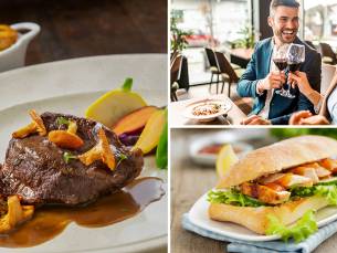 2-gangenlunch of 3-gangendiner Ã  la carte