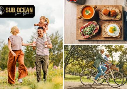 12-uurtje naar keuze of wandel- of fietsarrangement bij Resort Sub Ocean