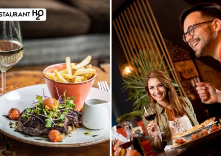 3-gangen keuzediner bij Restaurant H2O