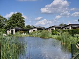 Wellnessvilla voor 6 personen op vakantiepark in Nunspeet