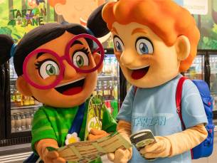 + kindergerecht & saus naar keuze bij binnenspeeltuin Tarzan & Jane