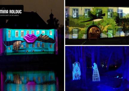 Entree Lumina Rolduc - Lichtkunst in de Abdij + koffie, thee of warme chocomel