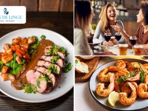 3- of 4-gangendiner Ã  la carte aan het water