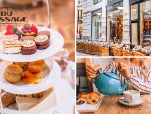 High tea (2 uur) + evt. glas bubbels bij Du Passage in hartje Den Haag