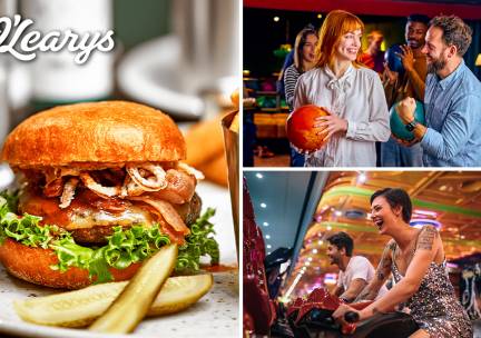 Bowlen (50 min) + 80 arcade-credits + diner bij OÂ´Learys Hasselt