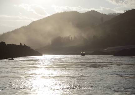 Over de Mekong naar Laos