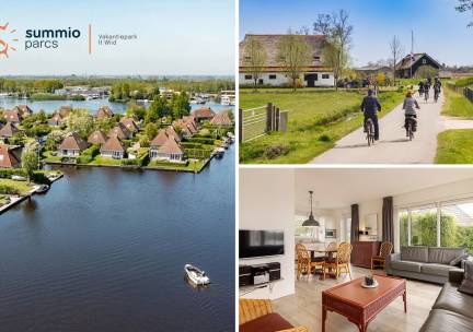 Midweek of weekend weg voor 6 personen in Friesland