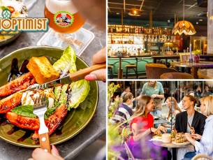2-gangenlunch Ã  la carte bij De Hoptimist Bar & Keuken