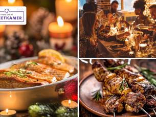 4-gangen kerstbuffet voor afhaal bij de Eetkamer