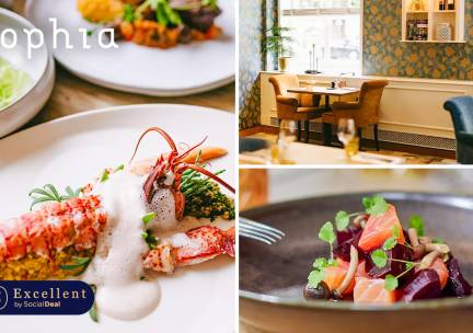 3-gangen keuzediner bij Restaurant Sophia