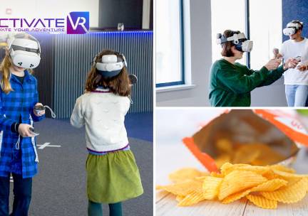 VR-experience (1 uur) + snack + drankje