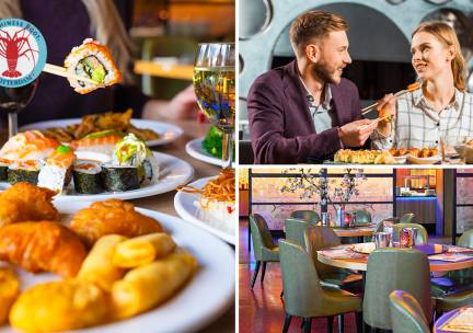 All-You-Can-Eat & Drink (2,5 uur) bij Wereldkeuken de Chinese Boot