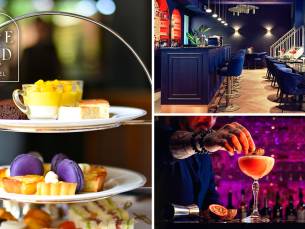 High tea of cocktail met borrelbordje