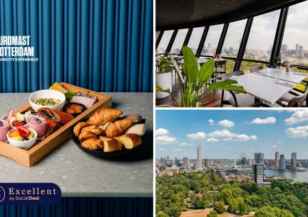 Ontbijt + koffie, thee en jus d'orange + entree bij Euromast