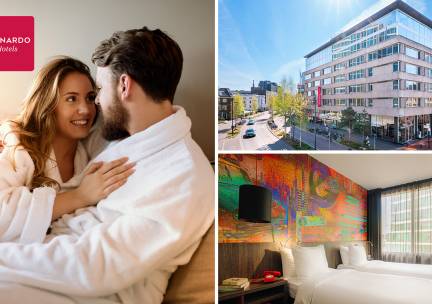 Overnachting voor 2 + ontbijt + late check-out in hartje Eindhoven