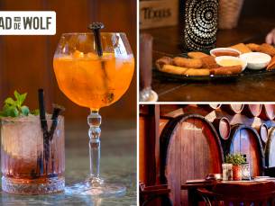 2 cocktails + hapjes bij CafÃ© Aad de Wolf