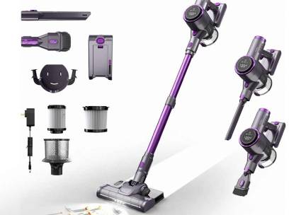 Steelstofzuiger Draadloos Met Dweilfunctie V8 - Met Extra Krachtige 20 kPa ...