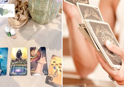 Tarotreading of reiki-behandeling (45 of 60 min) voor online of in de praktijk