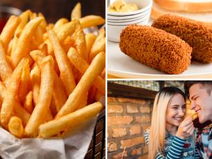 Friet + snack + saus naar keuze bij Willemâs Corner