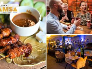 Exotisch 3-gangen keuzediner bij Restaurant Samsa