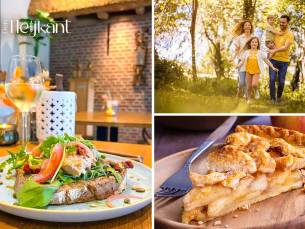Wandelarrangement incl. koffie/thee met appelgebak + 2-gangenlunch