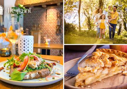 Wandelarrangement incl. koffie/thee met appelgebak + 2-gangenlunch
