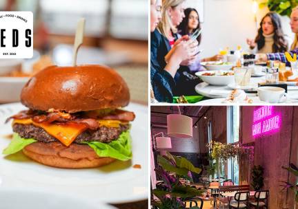 Burger naar keuze + friet bij Teds Eindhoven Strijp-S