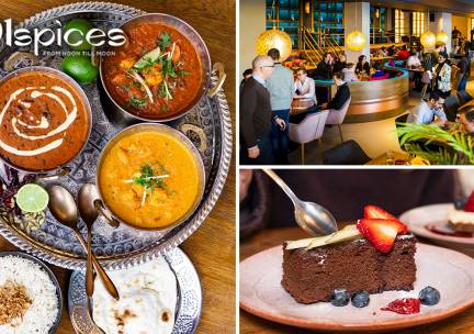 Indiaas 2- of 3-gangendiner Ã  la carte bij 91Spices