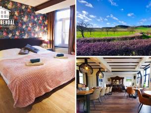 Overnachting voor 2 + ontbijt + koffie/thee en Limburgse vlaai in Schin op Geul