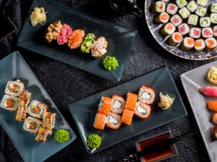 Sushibox naar keuze (80 of 112 stuks) bij Wasahbi Sushi