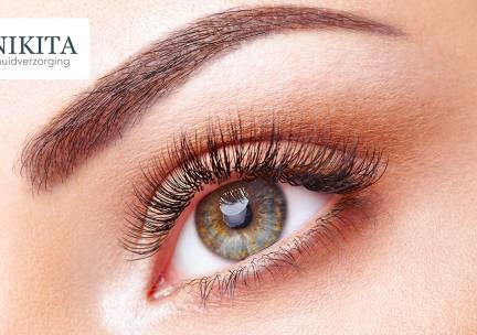 Wenkbrauw- of wimperbehandeling naar keuze of ontharen