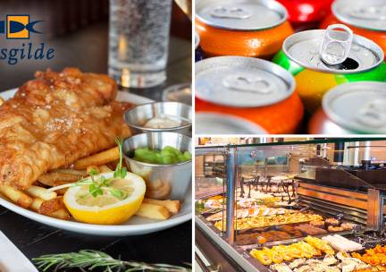 Fish & chips + blikje fris naar keuze