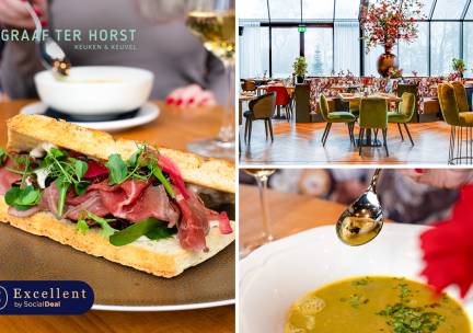 2- of 3-gangen keuzelunch bij Graaf ter Horst