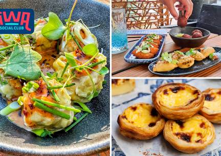 4-gangendiner van de chef bij Jiwa Social Club